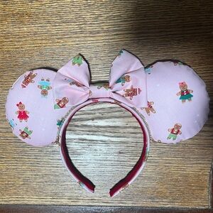Pink gingerbread Mickey ears